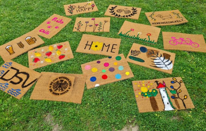 Fußmatten gestalten